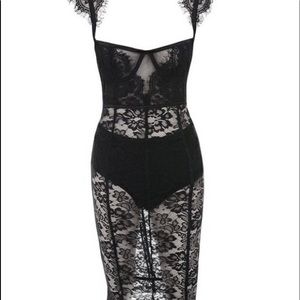 ❌SOLD❌ - HOUSE OF CB - Lace Bustier Dress - S